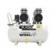 Máy nén hơi không dầu giảm âm Wing TW-OF550X2-50L