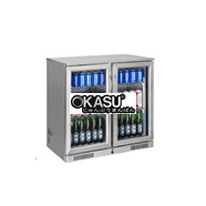Tủ mát mini bar 2 cánh kính Kolner KN-208FS