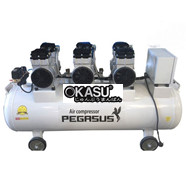 Máy nén khí không dầu, giảm âm Pegasus TM-OF1100x3-180L