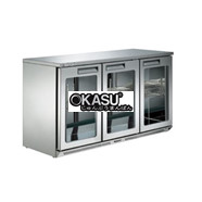 Tủ mát mini bar 3 cánh Kolner MG60L3W (Quạt gió)