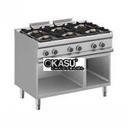 Bếp âu 6 họng dùng gas có chân MFB711AXL