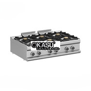 Bếp âu 6 họng dùng gas - đặt bàn MFB711TXL 