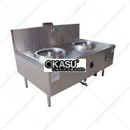 Bếp hấp Dimsum 2 họng dùng gas FGSD02