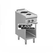 Bếp điện 2 họng vuông đặt bàn MPQ74T