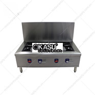 Bếp hầm thấp 2 họng dùng gas FSPGS02