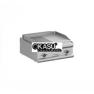 Bếp chiên bề mặt dùng điện 1/2 mặt phẳng trơn, 1/2 mặt phẳng sọc , được mạ crôm, đặt bàn MFTE77TLR