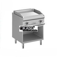 Bếp chiên mặt phẳng dùng điện - mặt phẳng mạ crôm - có chân tủ MFTE77ALC