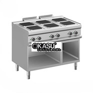 Bếp điện 6 họng vuông có chân MPQ711A