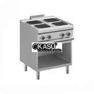 Bếp điện 4 họng vuông có chân tủ MPQ77A