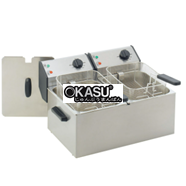 Bếp chiên nhúng điện 2 ngăn đặt bàn ROLLER GRILL FD 80D