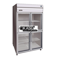 Tủ mát 4 cánh kính đứng Hoshizaki HR-128MA-SG