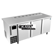 Bàn salad 3 cửa Hoshizaki RTW-180LS4-GNT