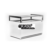 Tủ trưng  bày bánh Teos kính phẳng