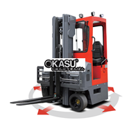 Xe nâng điện đa hướng 2-5 tấn xoay 360 độ Kusami KSM20/25/30