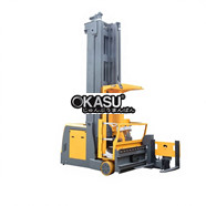 Xe nâng điện Kusami KSM-15M 1.5 tấn – 8M cho kho hẹp