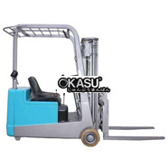 Xe nâng điện mini 3 bánh cân bằng trọng lượng 500kg Kusami KSM-15EM