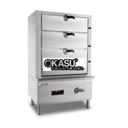 Tủ hấp hải sản MANTRU.E 3 tầng dùng điện ZZ3-C19030A