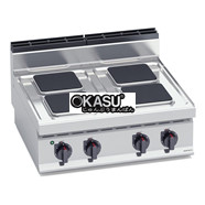 Bếp âu 4 họng đặt bàn dùng điện BERTOS - E7PQ4B