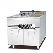 Nồi chiên nhúng 2 ngăn có chân tủ Jieguan- GF-985 (GF-785)