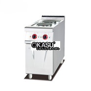 Bếp chiên phẳng 2 đầu dùng điện có chân tủ Kolner - EH-877B (EH-777B)