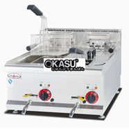 Bếp chiên nhúng 2 ngăn để bàn Jieguan DF-685