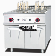 Bếp nấu mì 12 giỏ có chân tủ Jieguan GH-988