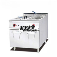 Bếp chiên nhúng điện 2 ngăn kèm tủ đựng Kolner DF-885