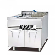 Bếp chiên nhúng dùng gas 2 ngăn Kolner GF-985