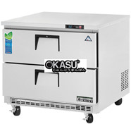 Bàn mát 2 tầng ngăn kéo inox Everestref ETBSR2-D2