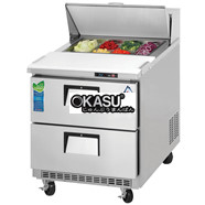 Bàn mát salad 2 tầng ngắn kéo Everestref EPBNR1-D2