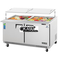 Bàn mát salad 2 ngăn Everestref EOTPW2