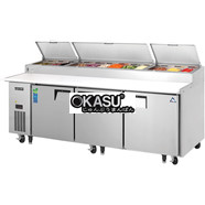 Bàn mát salad 3 ngăn Everestref EPPR3