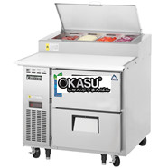 Bàn mát salad 2 tầng ngăn kéo Everestref EPPR1-D2