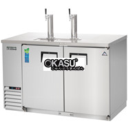 Tủ bảo quản bia tươi thiết kế vòi lấy trực tiếp bên trên Everestref EBD2-SS