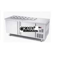 Bàn mát salad 2 cánh nằm Turbo Chef TCS1800