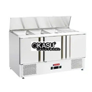 Bàn Salad 1360mm 3 cánh Turbo Chef TCS1360