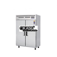 Tủ đông mát đứng 2 cánh inox Everestref B126-2RFOS-E