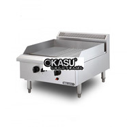 Bếp chiên nửa phẳng nửa nhám dùng gas Berjaya GG2BHR-17