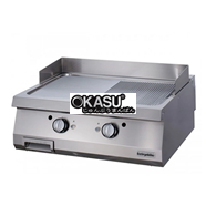 Bếp chiên nửa phẳng nửa nhám dùng gas OZTI OGG 8070 1/2 N