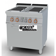 Bếp điện 4 bếp vuông kèm lò nướng Lotus CFQ4-78ET