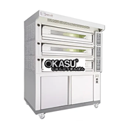 Lò nướng bánh 3 tầng – 9 khay có chân đỡ Zanolli - T Polis PW 3 ST/MC18