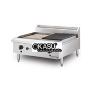 Bếp nướng than nhân tạo 3 họng đốt Berjaya CRB3B-17