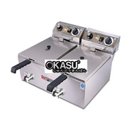 Bếp chiên nhúng đôi dùng điện Wibur 2EF-102G