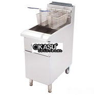 Bếp chiên nhúng đôi dùng gas Berjaya GDFE2BFS-17