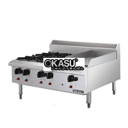 Bếp âu 4 họng kèm chiên phẳng Berjaya OB4GG1B-17