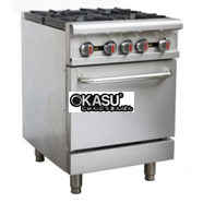 Bếp âu 4 họng có lò nướng dùng gas EAGLE GR4BO