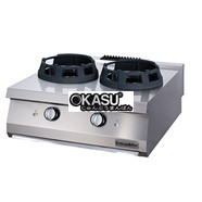 Bếp âu 2 họng dùng gas Ozti OWG 8070 
