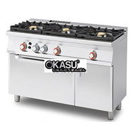 Bếp âu 3 họng có lò nướng dùng gas LOTUS CF3-512GEV