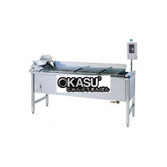 Máy chiên ngập dầu băng chuyền điện Fujimak 