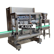 Dây chuyền chiết rót đóng nắp tự động (12 đầu chiết, tự chảy) Kolner 